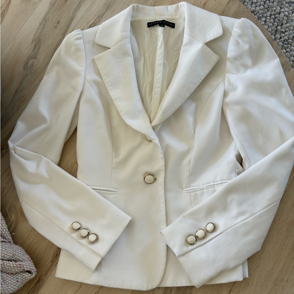 ANTONIO MELANI Cream Blazer